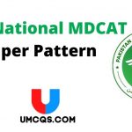 PMC National MDCAT Paper Pattern 2022