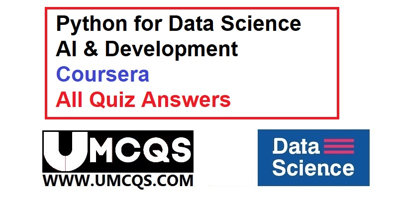 Python for Data Science AI & Development All Quiz Answers